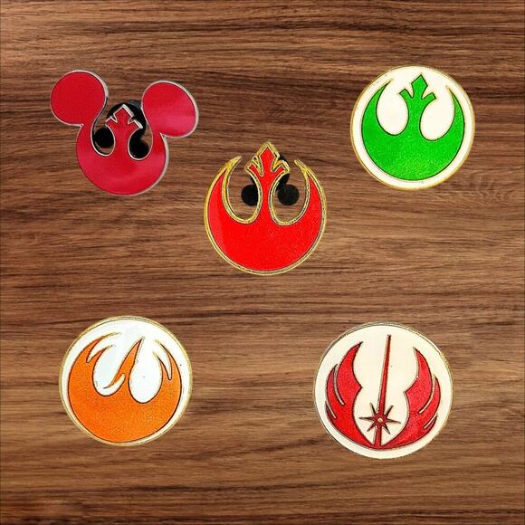 5 Star Wars Disney Parks Trading Pins, Plus 2 Bonus Pins - Picture 1 of 2